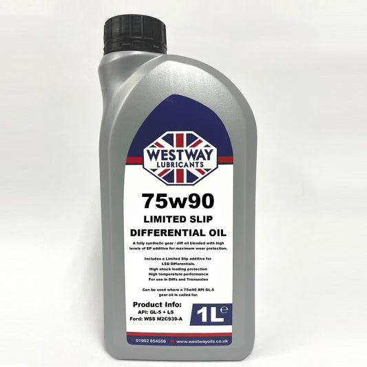 75w90 Synthetic Gear / LSD Diff Oil Limited Slip