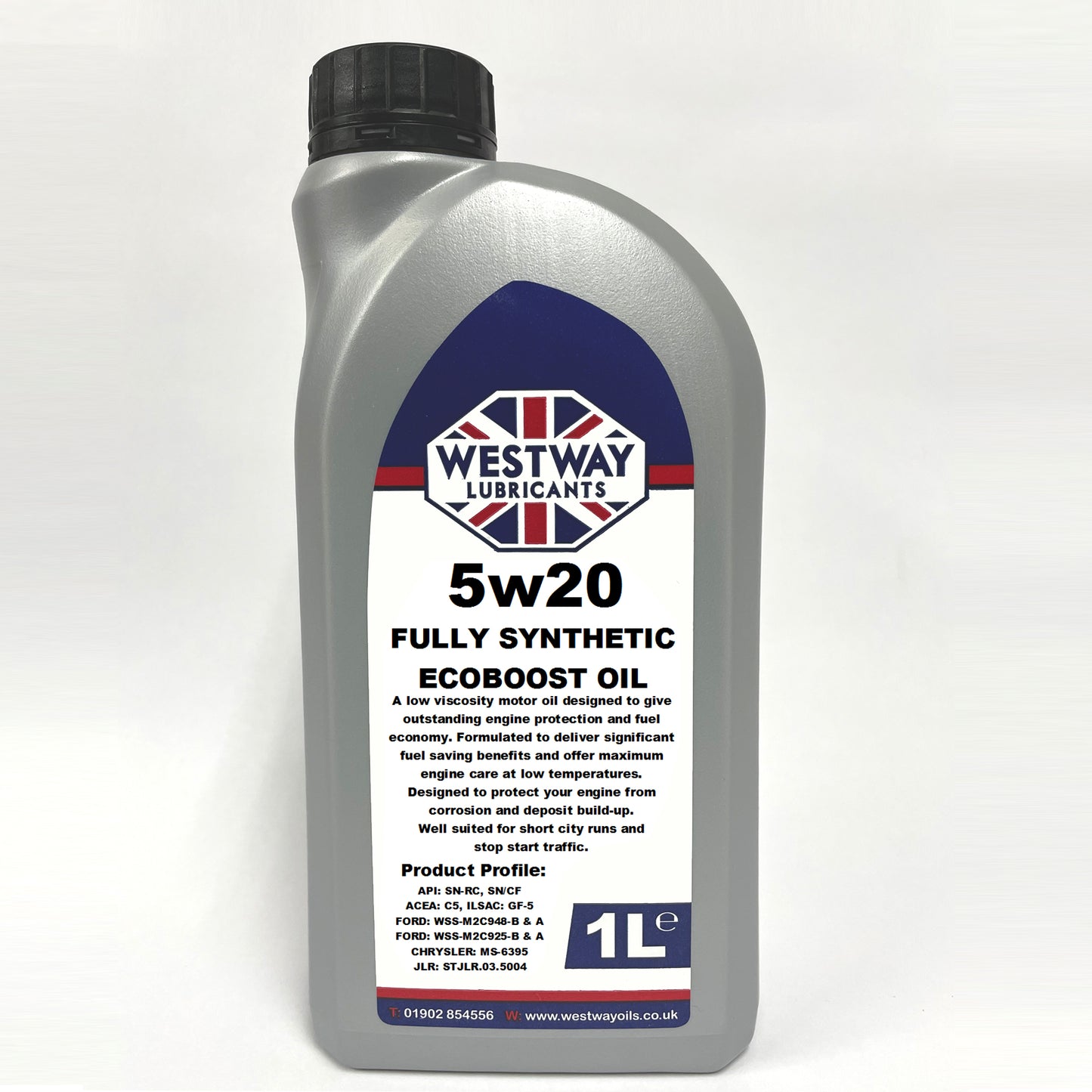 5W20 EcoBoost Synthetic Engine Oil Meets Ford WSS-M2C948-B Specification