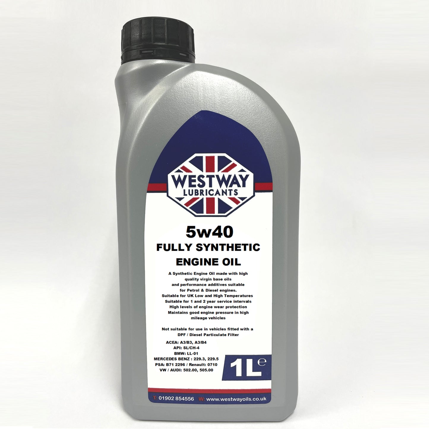 5w40 Engine Oil Synthetic A3 B4 VW 502.00 505.00 BMW LL-01