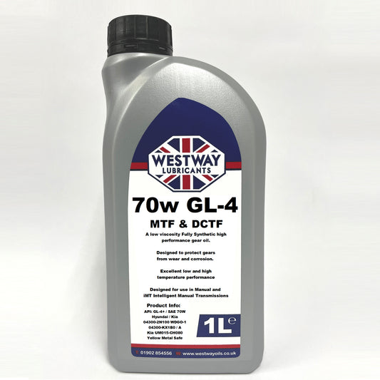 70w GL-4 MTF&DCTF Synthetic Gear Oil for Kia & Hyundai