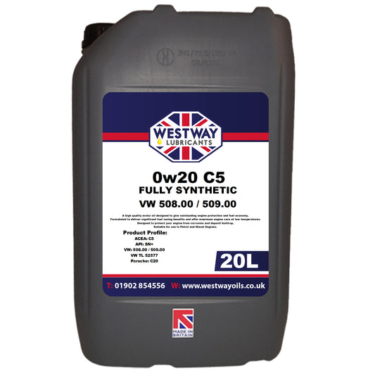 0W20 C5 VW 508.00 / 509.00 Spec Synthetic Longlife Engine Oil 0w/20