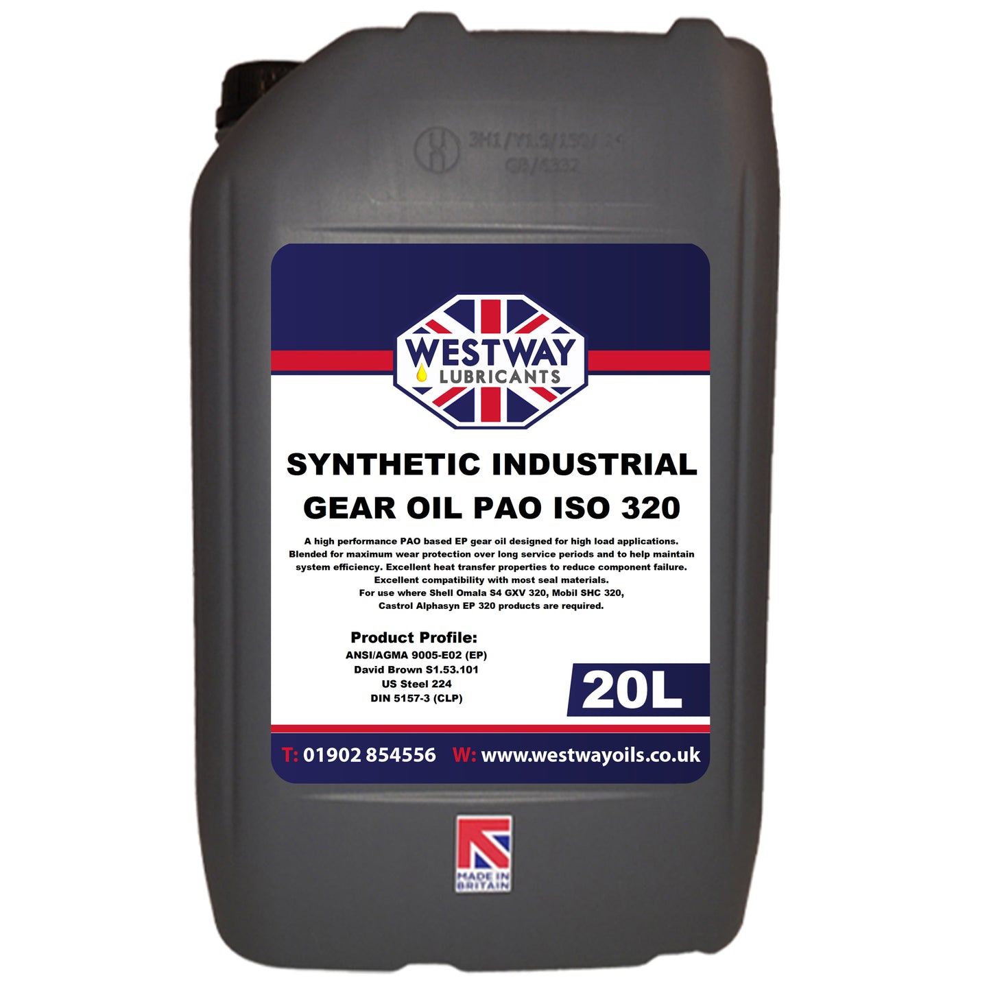 Synthetic Industrial Gear Oil 320 PAO