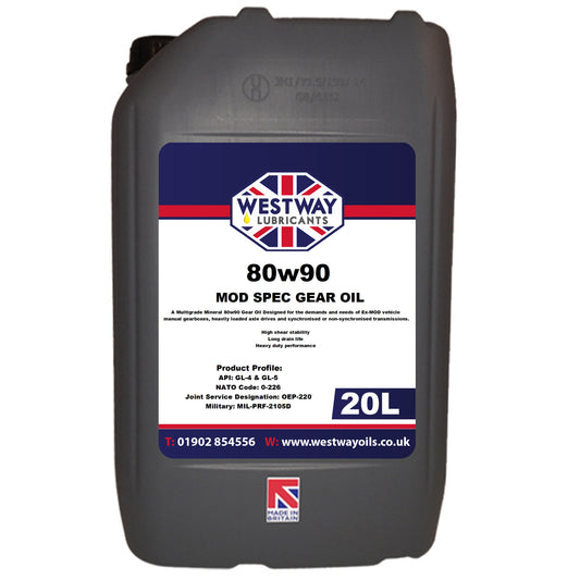 OEP220 80w90 Gear Oil MOD Spec