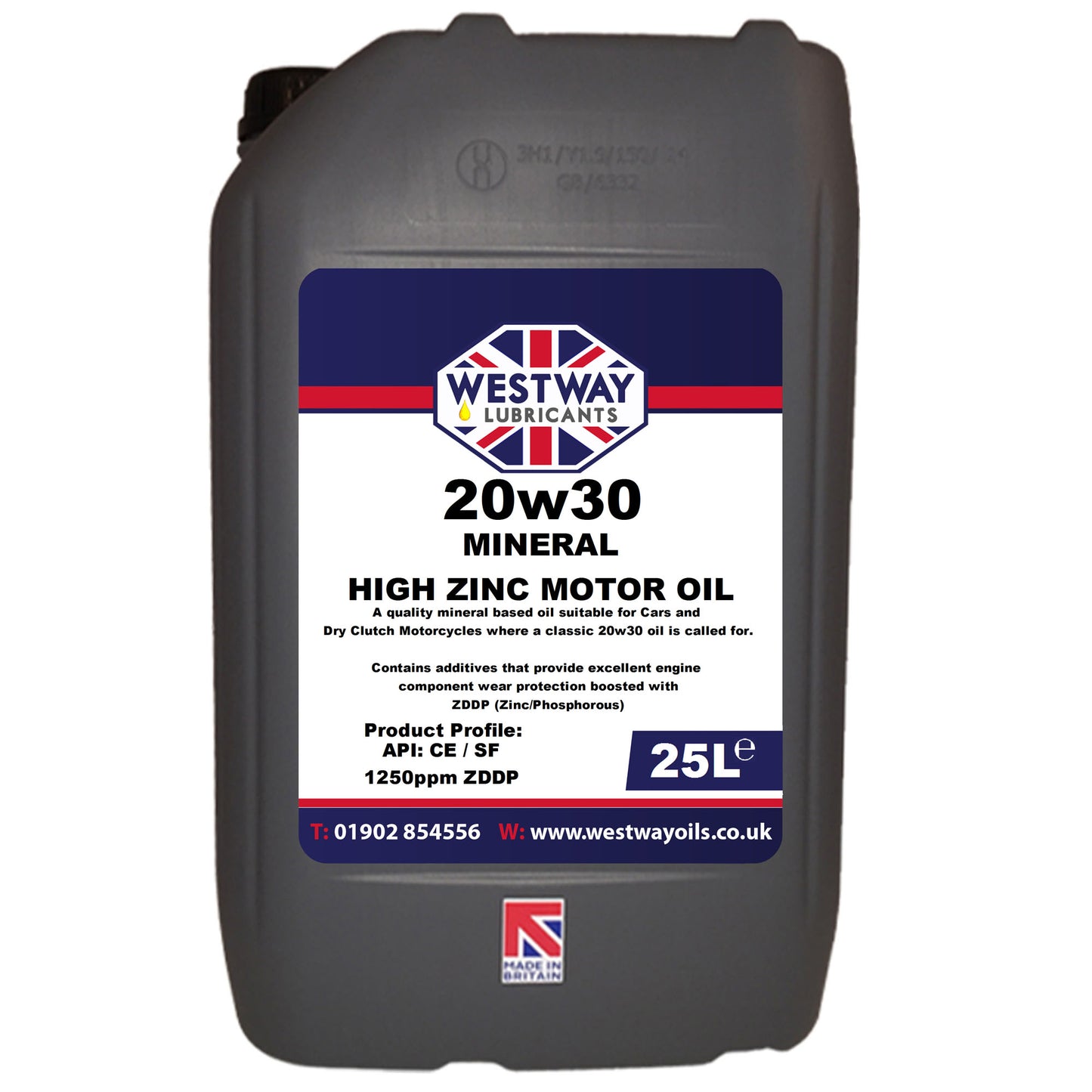 20w30 Mineral Classic Oil High Zinc / ZDDP