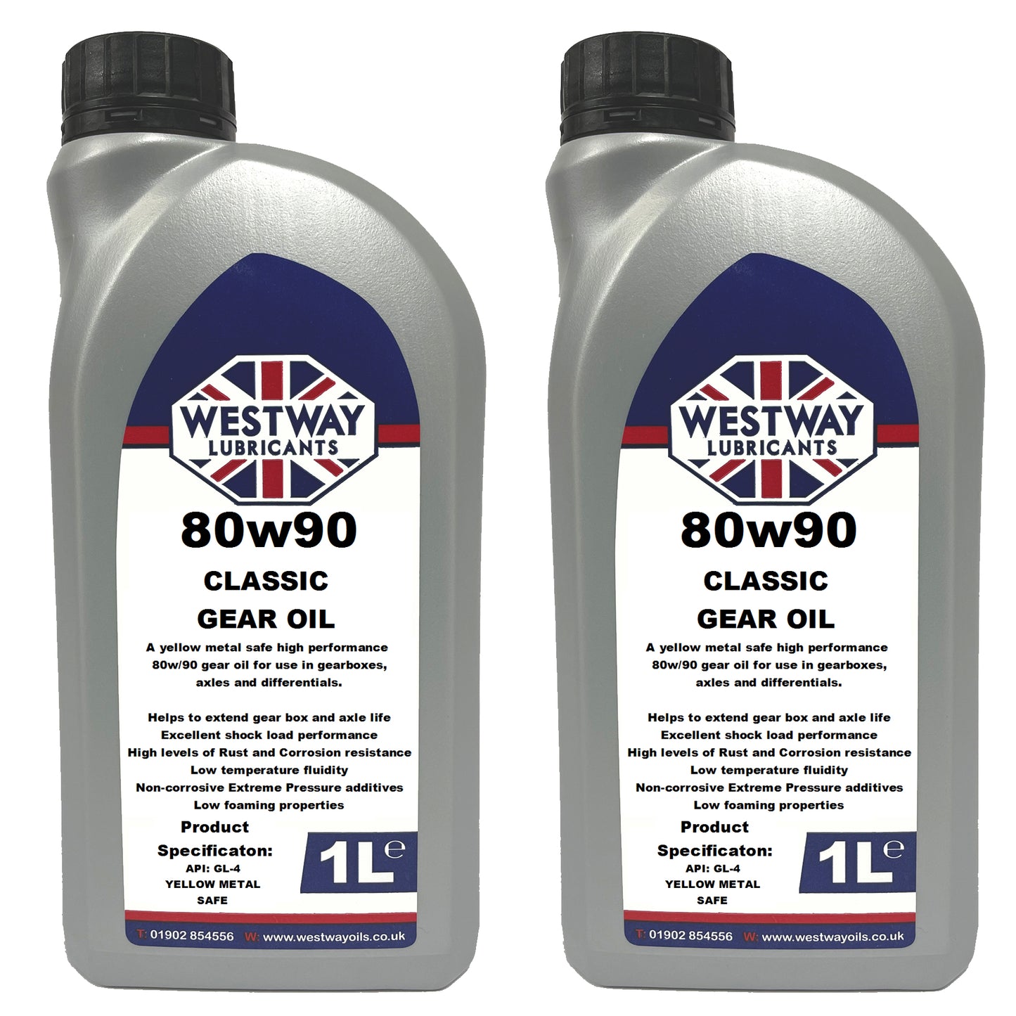 80w90 Gear Oil Mineral GL-4 Yellow Metal Safe
