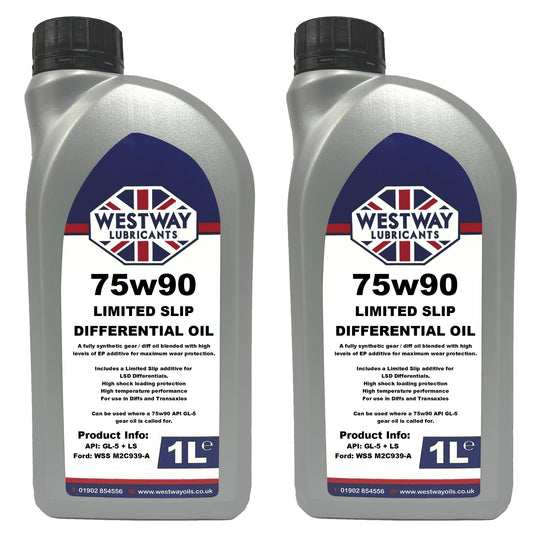 75w90 Synthetic Gear / LSD Diff Oil Limited Slip