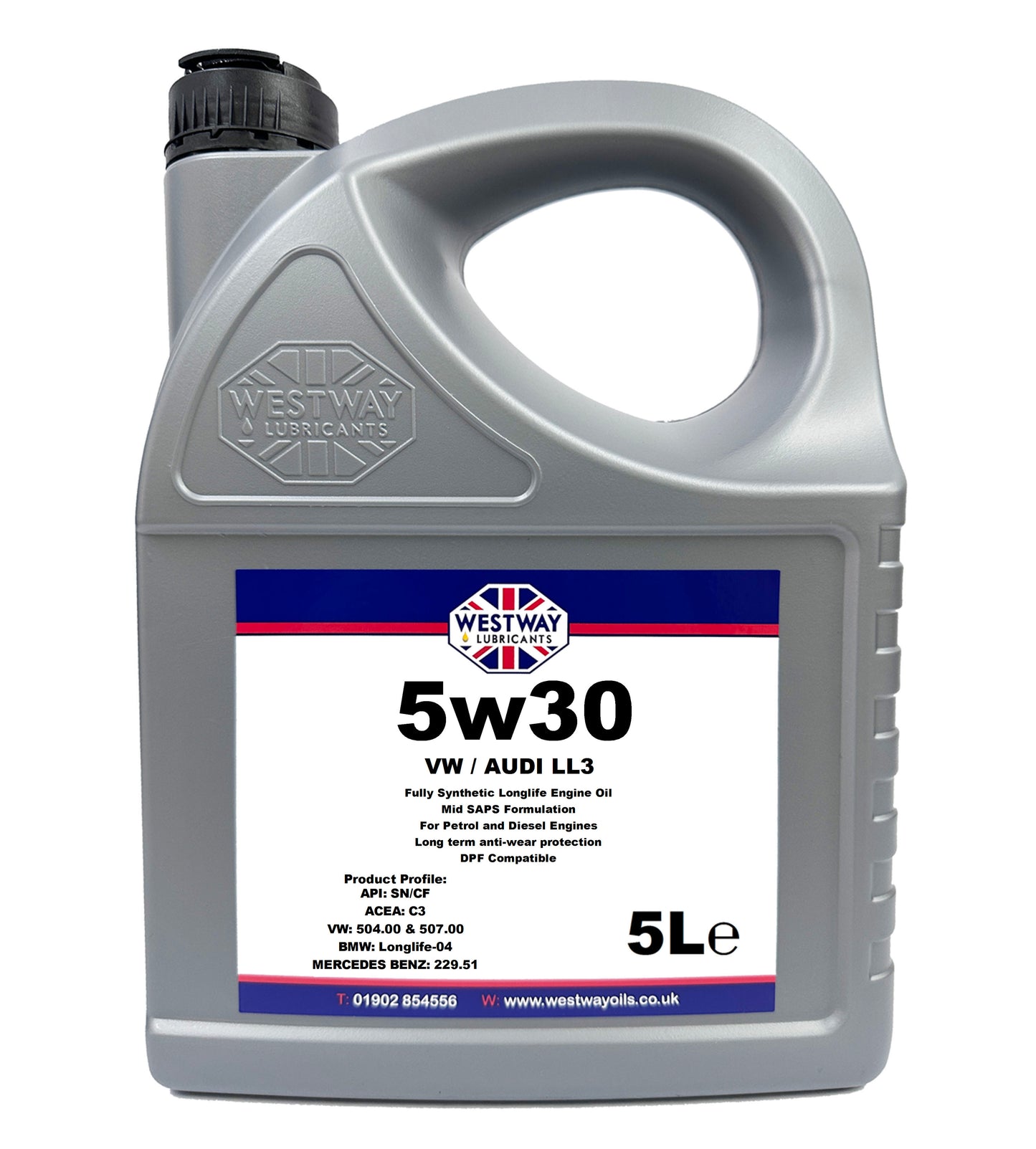 5w30 C3 VW Longlife 504 / 507 C3 Mid SAPS Engine Oil