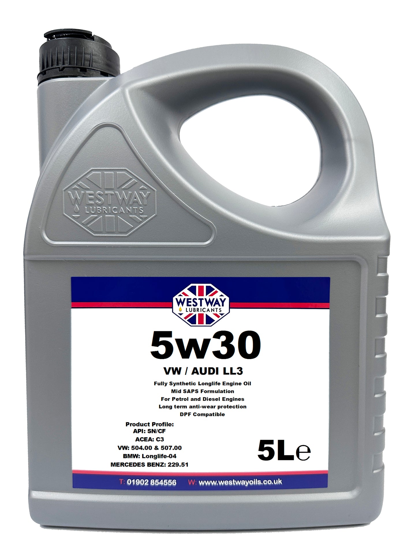 5w30 Fully Synthetic VW 504 / 507 C3 Mid SAPS Engine Oil