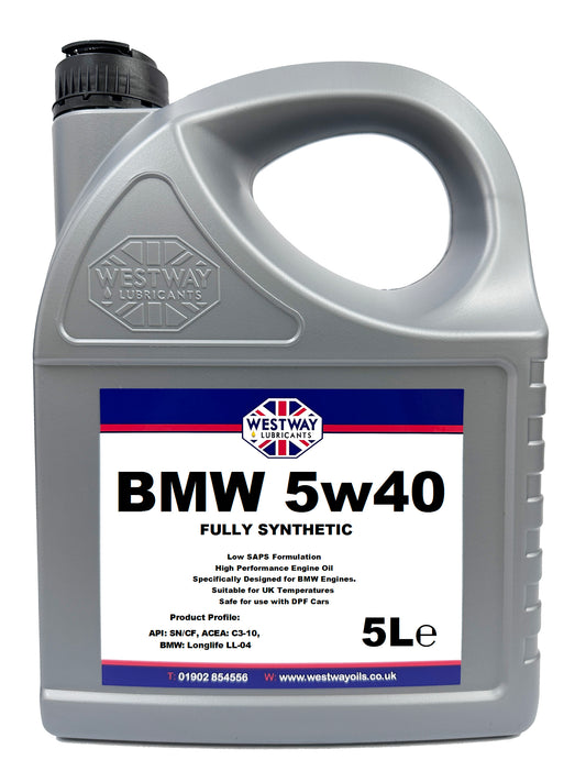 5W40 BMW Longlife C3 Fully Synthetic Engine Oil LL-04