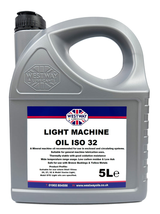 Machine Oil ISO 32 Vitrea 25 27 32 Vactra Light