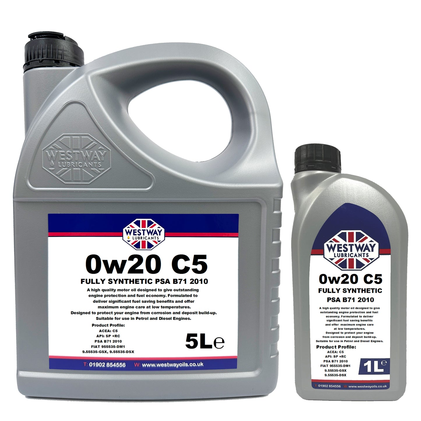 0W20 C5 PSA B71 2010 Spec Synthetic Engine Oil 0w/20