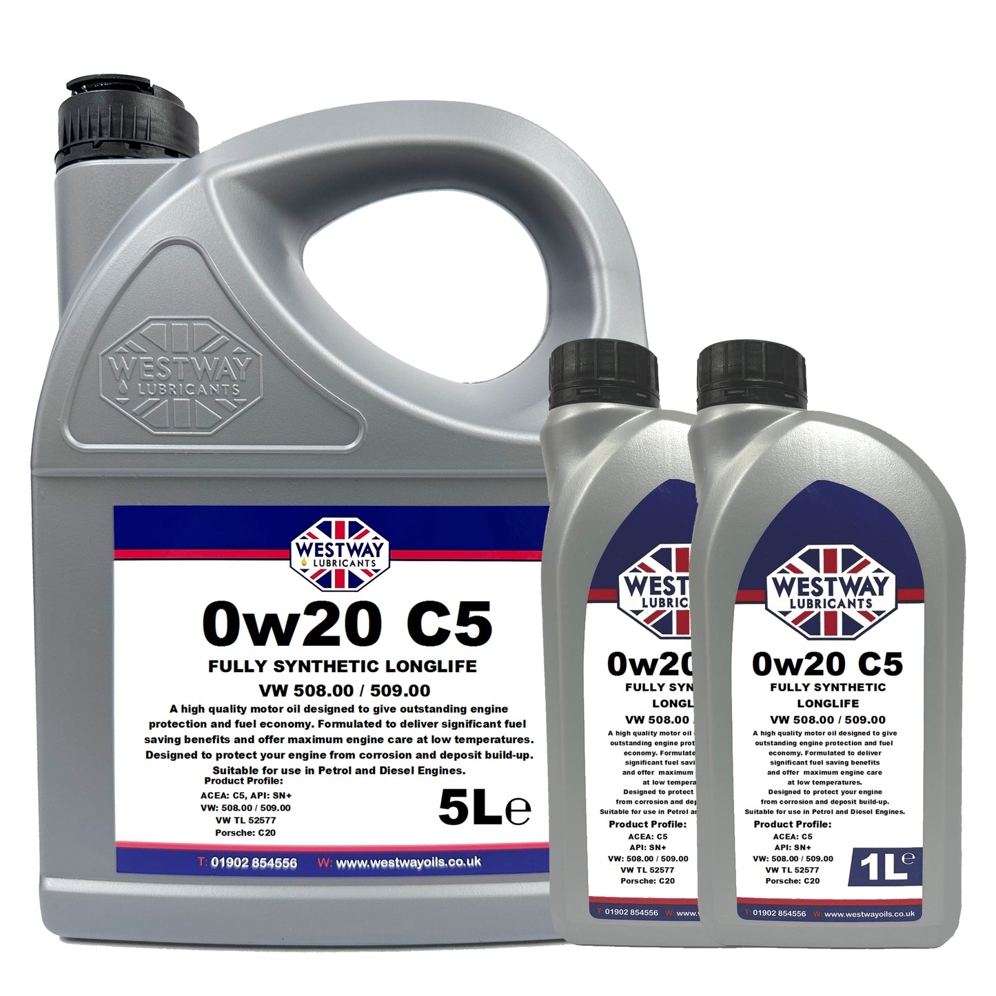 0W20 C5 VW 508.00 / 509.00 Spec Synthetic Longlife Engine Oil 0w/20