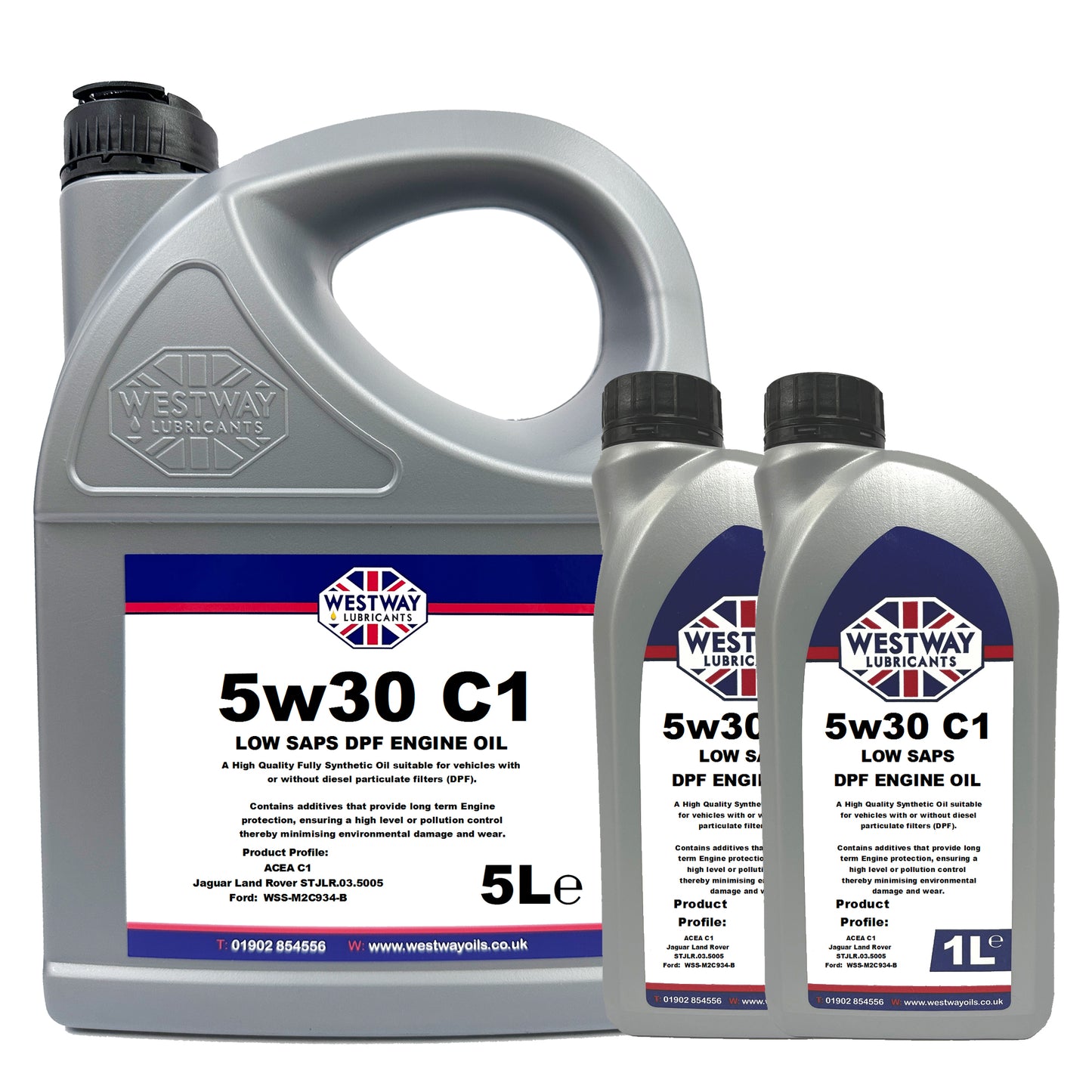 5w30 Fully Synthetic C1 WSS-M2C934-B STJLR.03.5005 Low SAPS Engine Oil