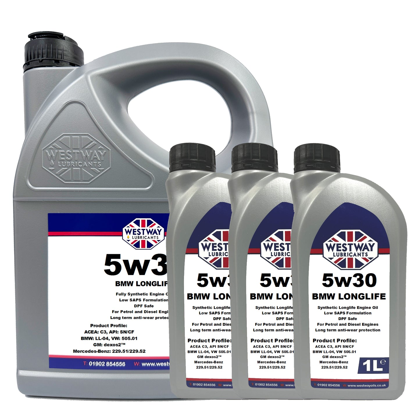 5w30 Fully Synthetic BMW LL-04 C3 Low SAPS Engine Oil