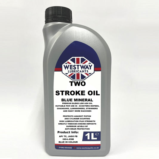 1L Westway 2 Stroke Oil container on a white background