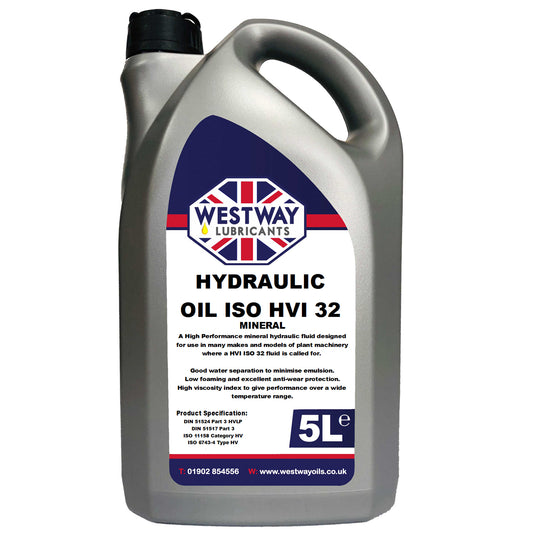 Hydraulic Oil ISO HVI 32 High Viscosity Index Mineral Oil