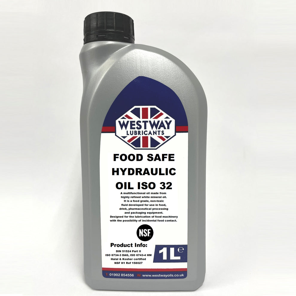 Food Safe Hydraulic Oil ISO 32 / VG 32 NSF H1 Westway Oils