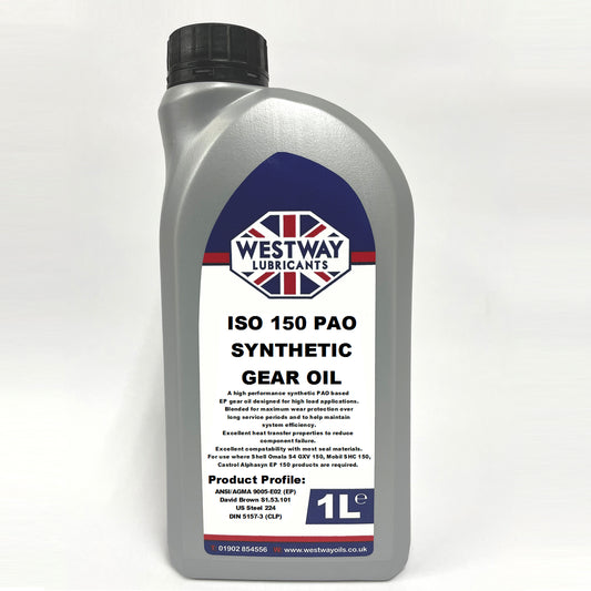 Synthetic Industrial Gear Oil 150 PAO