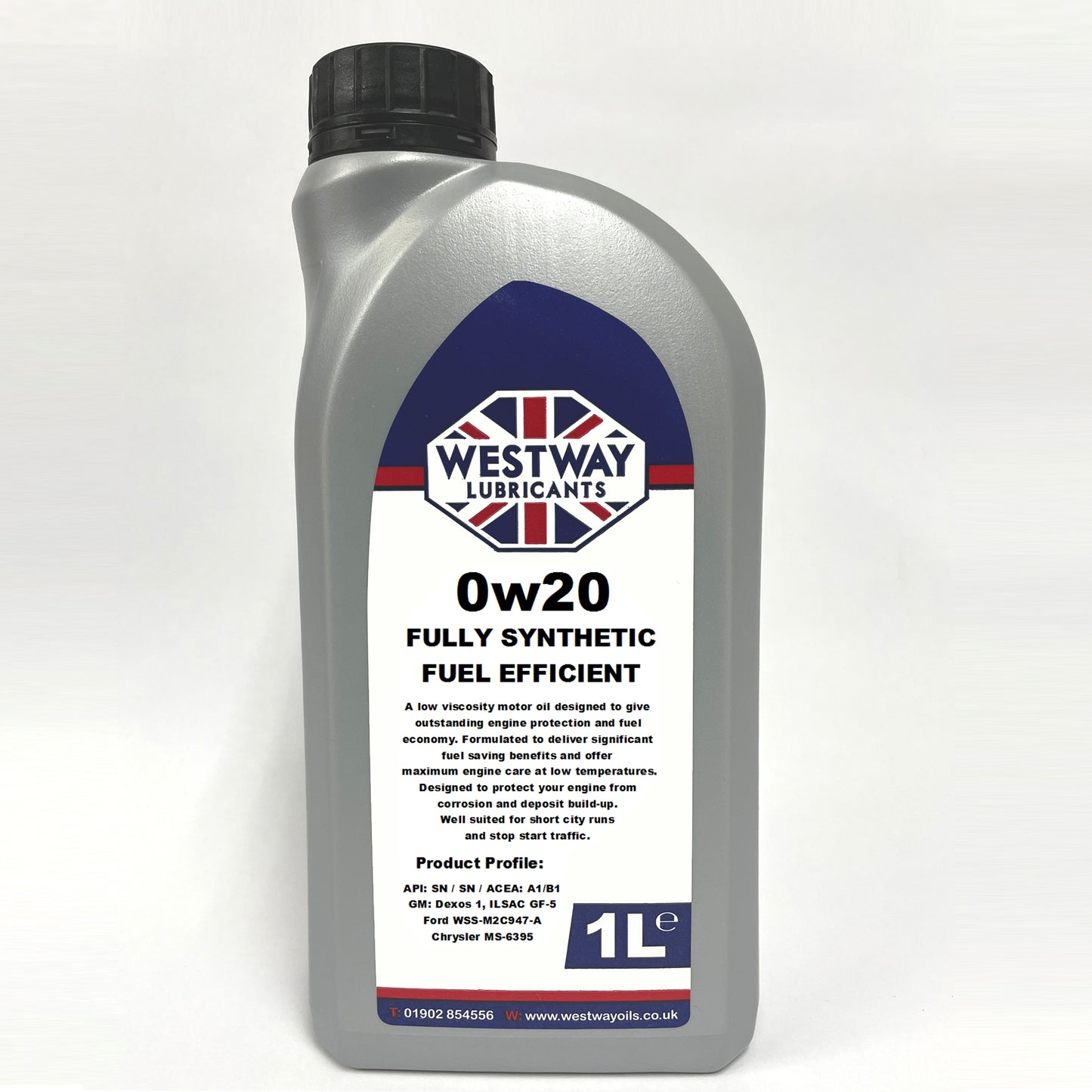 0W20 Synthetic Engine Oil Fuel Efficient Chrysler MS-6395 Dexos 1