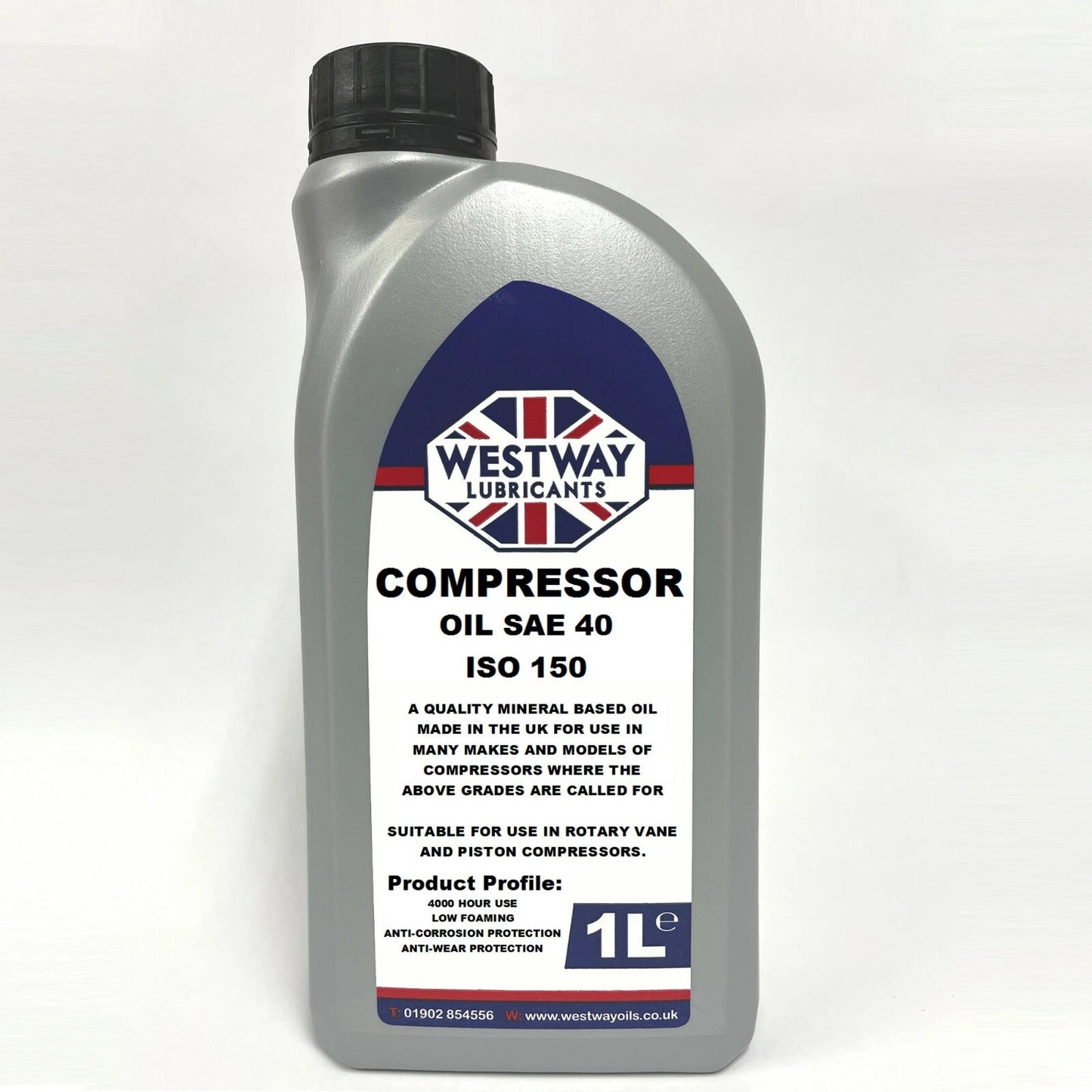 Compressor Oil ISO 150 - SAE 40 Mineral 4000 Hours