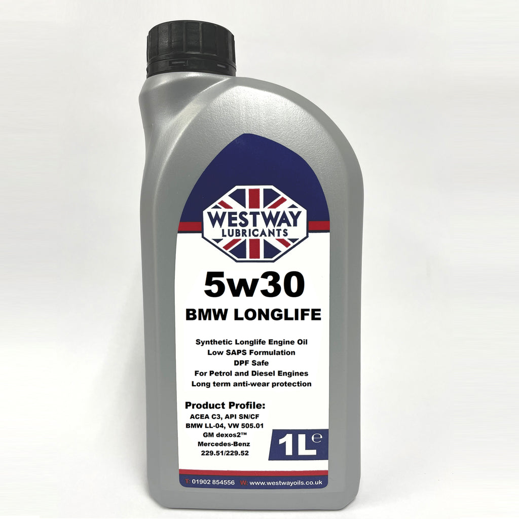 5w30 Fully Synthetic BMW LL-04 C3 Low SAPS Engine Oil – Westway Oils