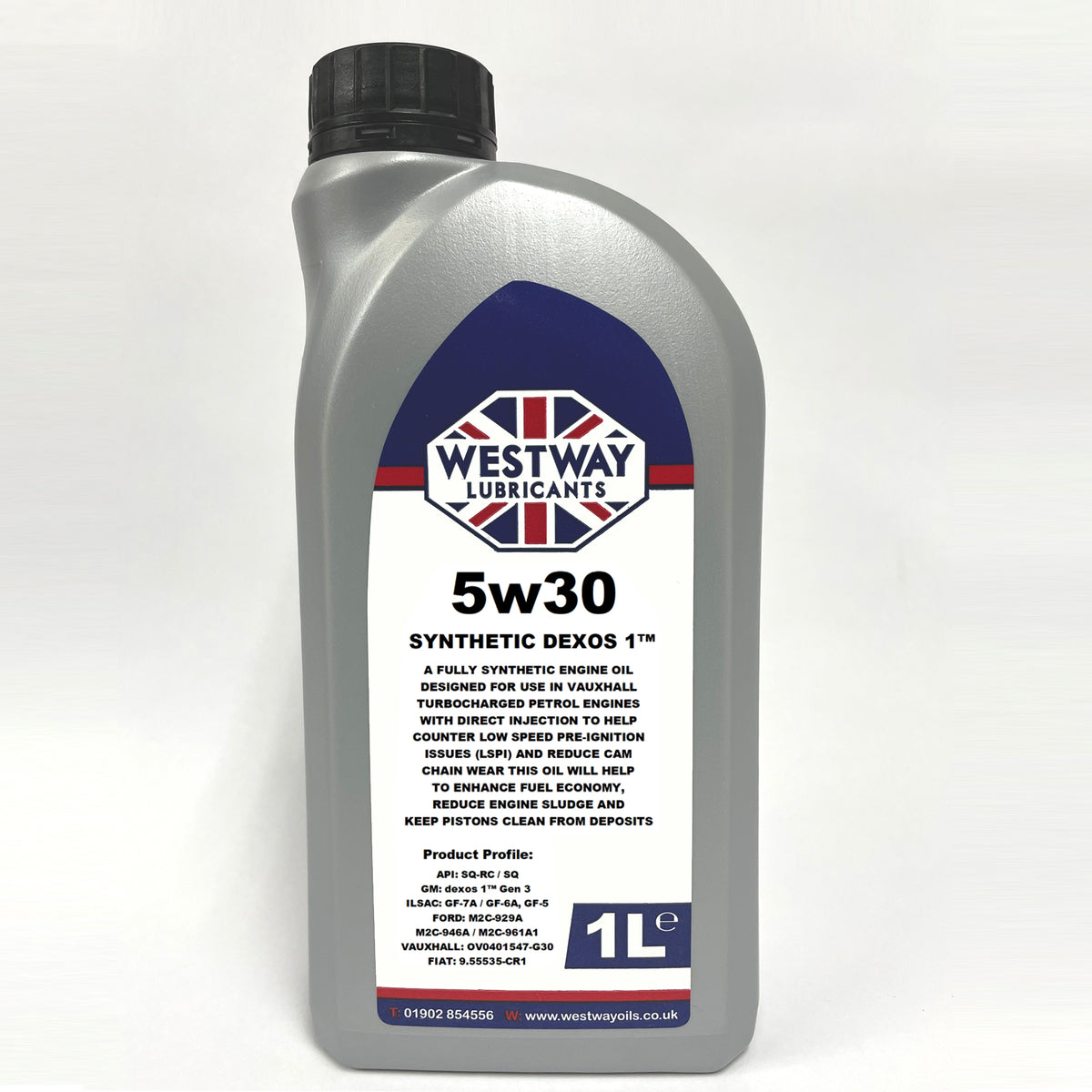 5w30 Dexos 1 Gen 2 Synthetic Engine Oil for Vauxhall Fiat Peugeot Citroen