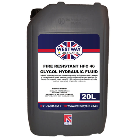 Fire Resistant Hydraulic Fluid HFC 46 Water Glycol