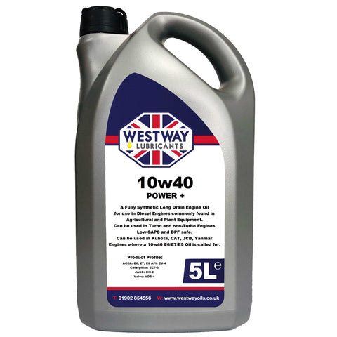 10W40 Engine Oil for Kubota Diesel Engines Synthetic