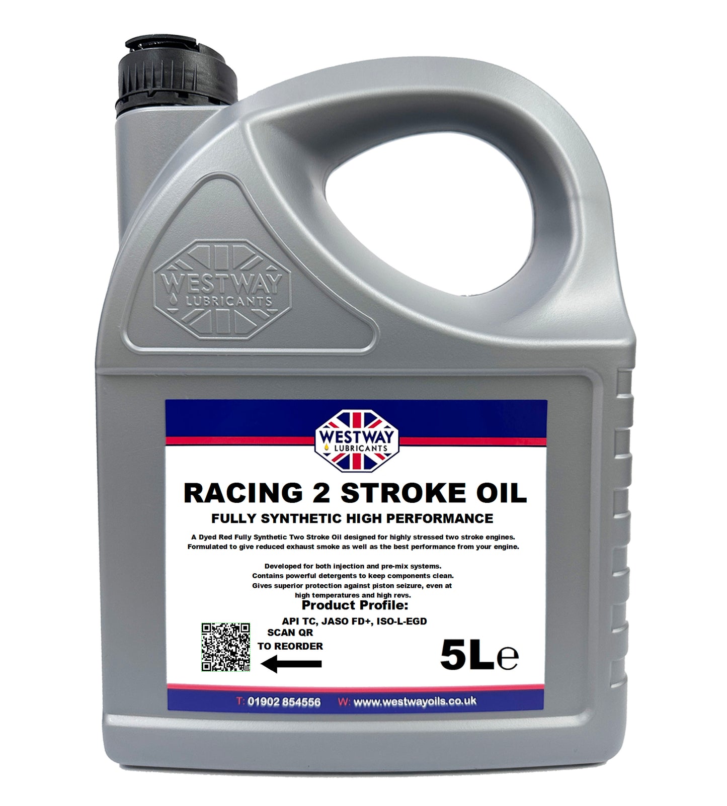 2 Stroke Oil Fully Synthetic Racing - Red in Colour