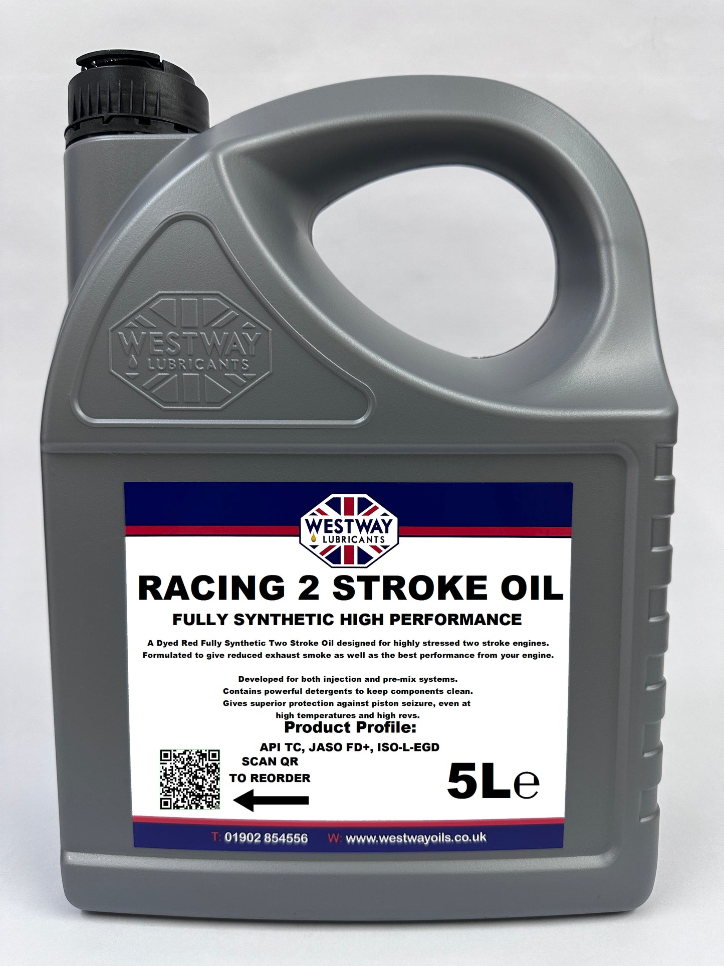 2 Stroke Oil Fully Synthetic Racing - Red in Colour