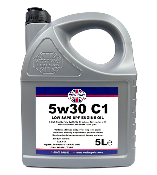 5w30 Fully Synthetic C1 WSS-M2C934-B STJLR.03.5005 Low SAPS Engine Oil