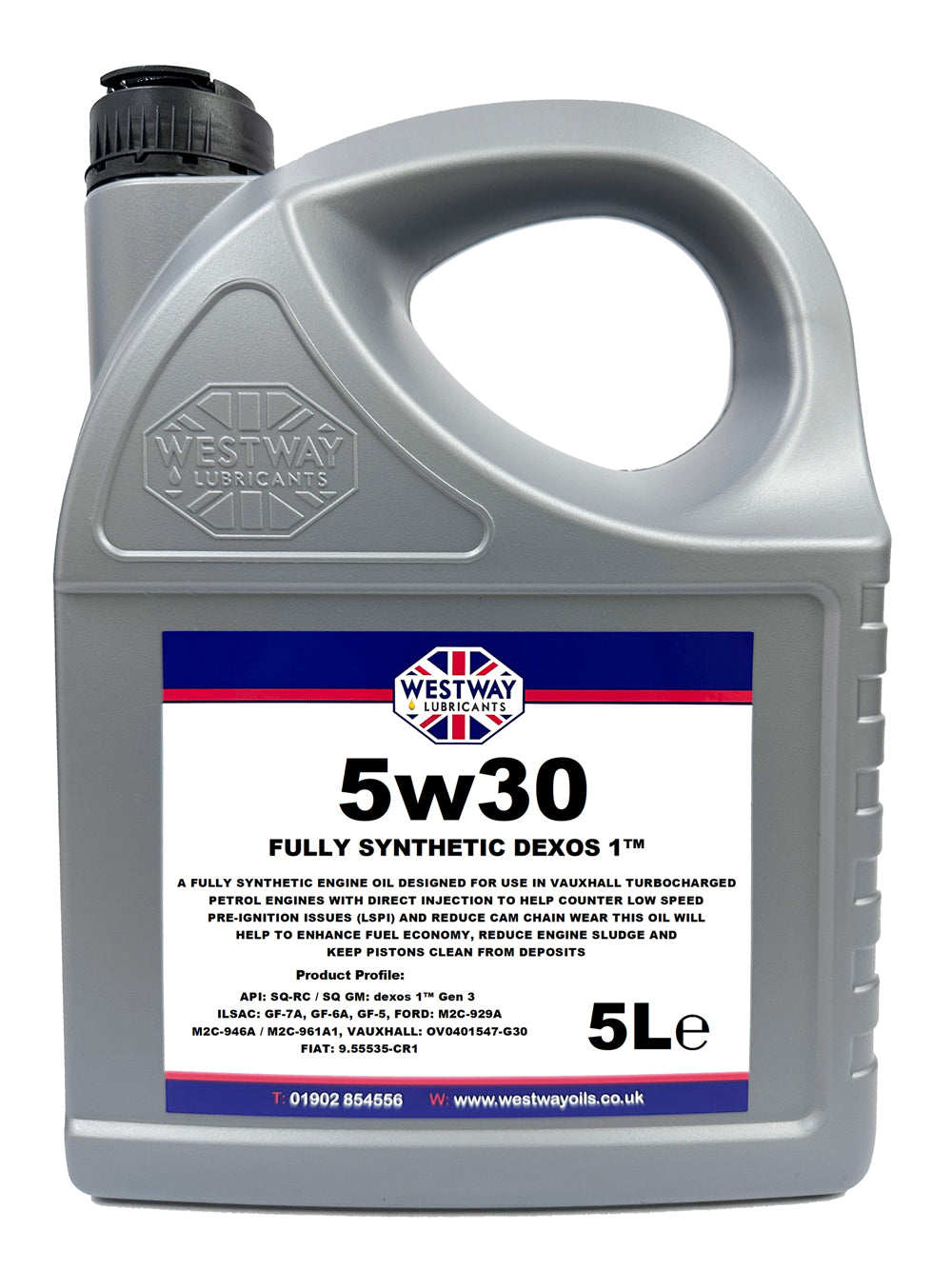 5w30 Dexos 1 Gen 2 Synthetic Engine Oil for Vauxhall Fiat Peugeot Citroen