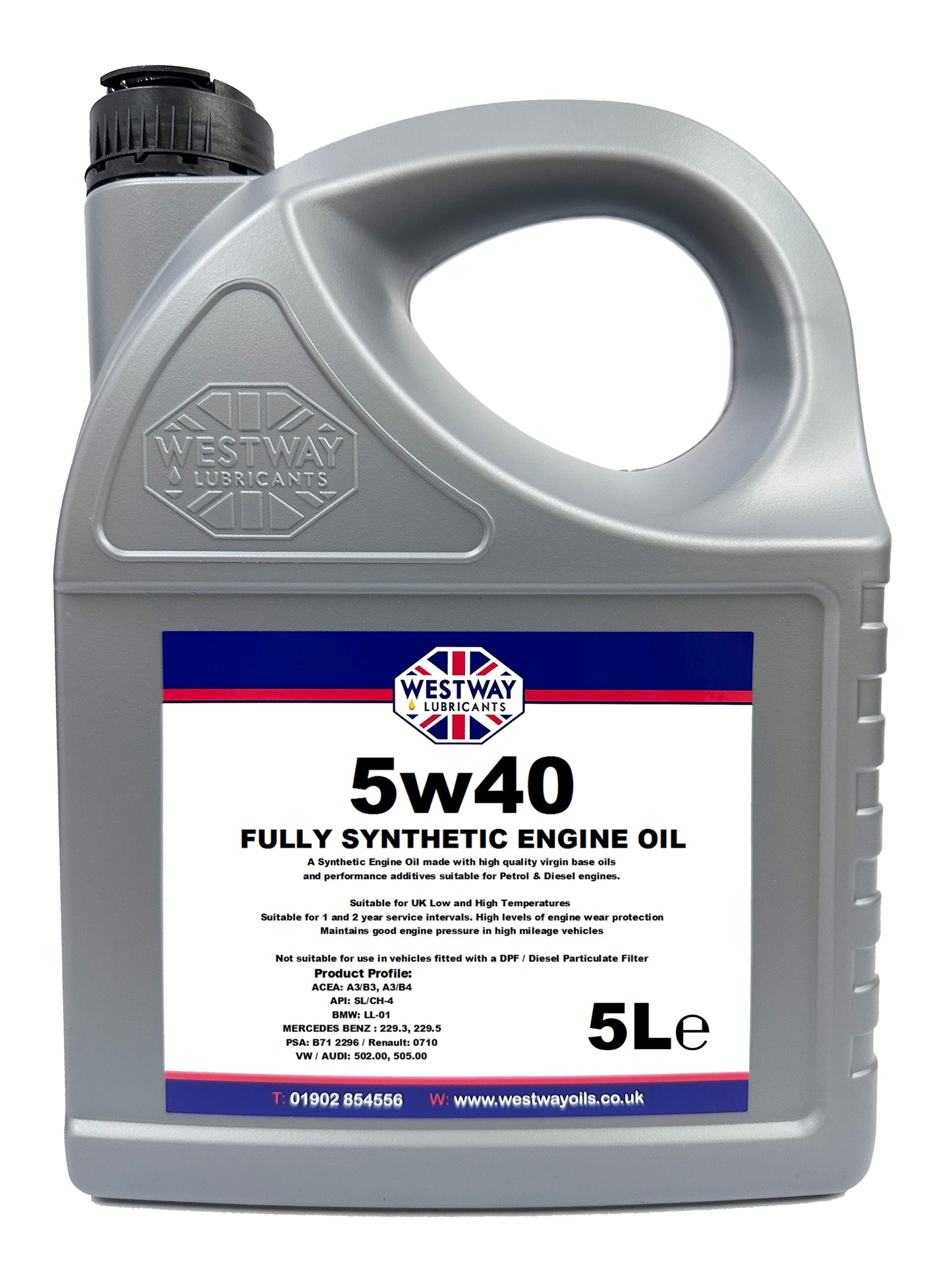 5w40 Engine Oil Synthetic A3 B4 VW 502.00 505.00 BMW LL-01