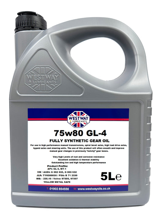 75w80 Synthetic Gear / Diff Oil GL-4
