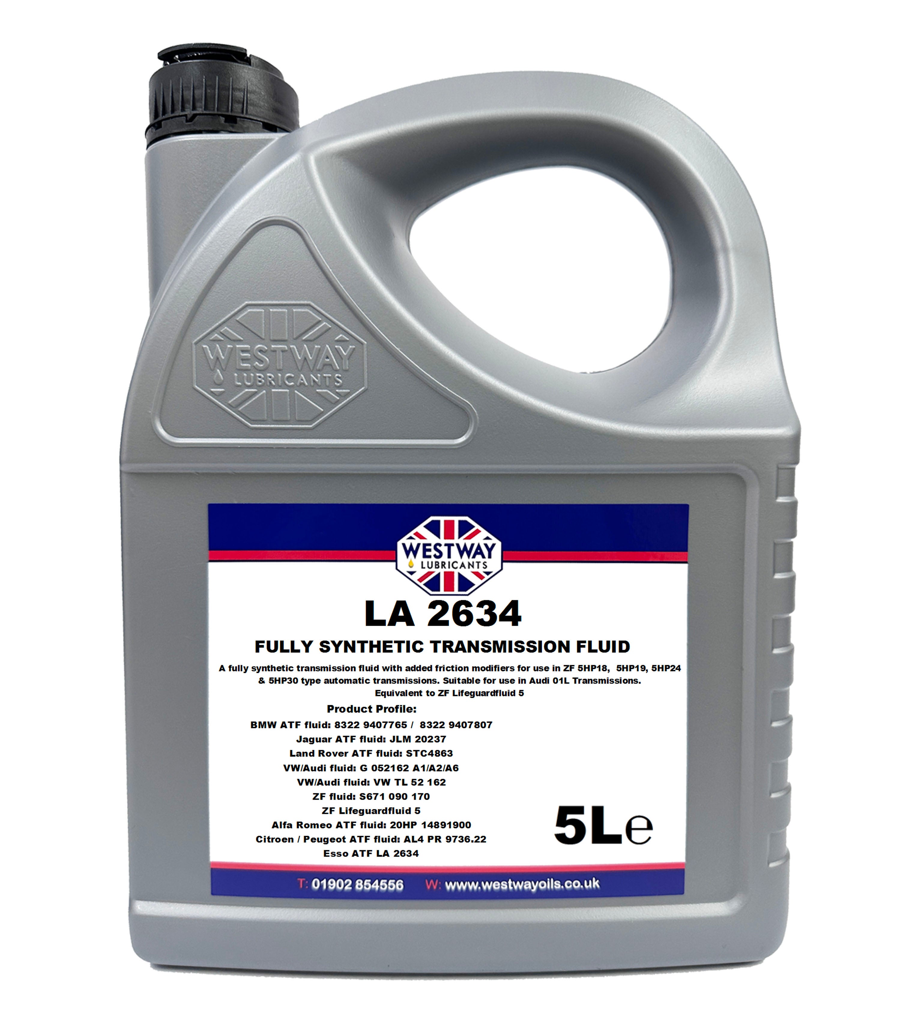 ZF 5 Speed ATF Fully Synthetic LA 2634 – Westway Oils