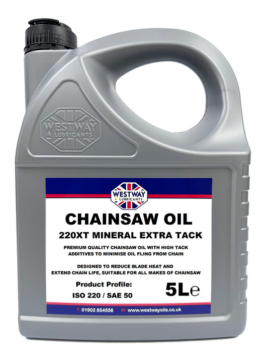 Chainsaw Oil - High Tack - Premium Chain Oil - ISO 220