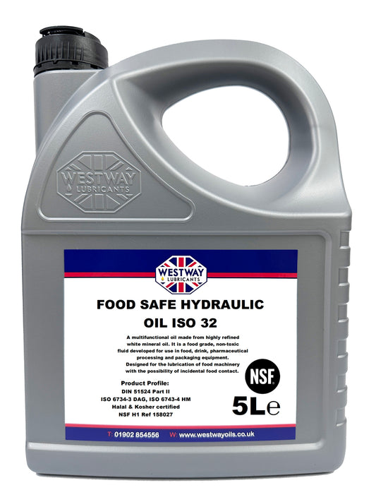 Food Safe Hydraulic Oil ISO 32 / VG 32 NSF H1
