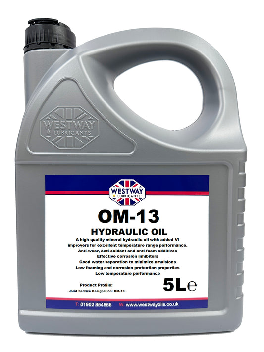 OM13 Mineral Hydraulic Oil HVI 46 MIL Spec