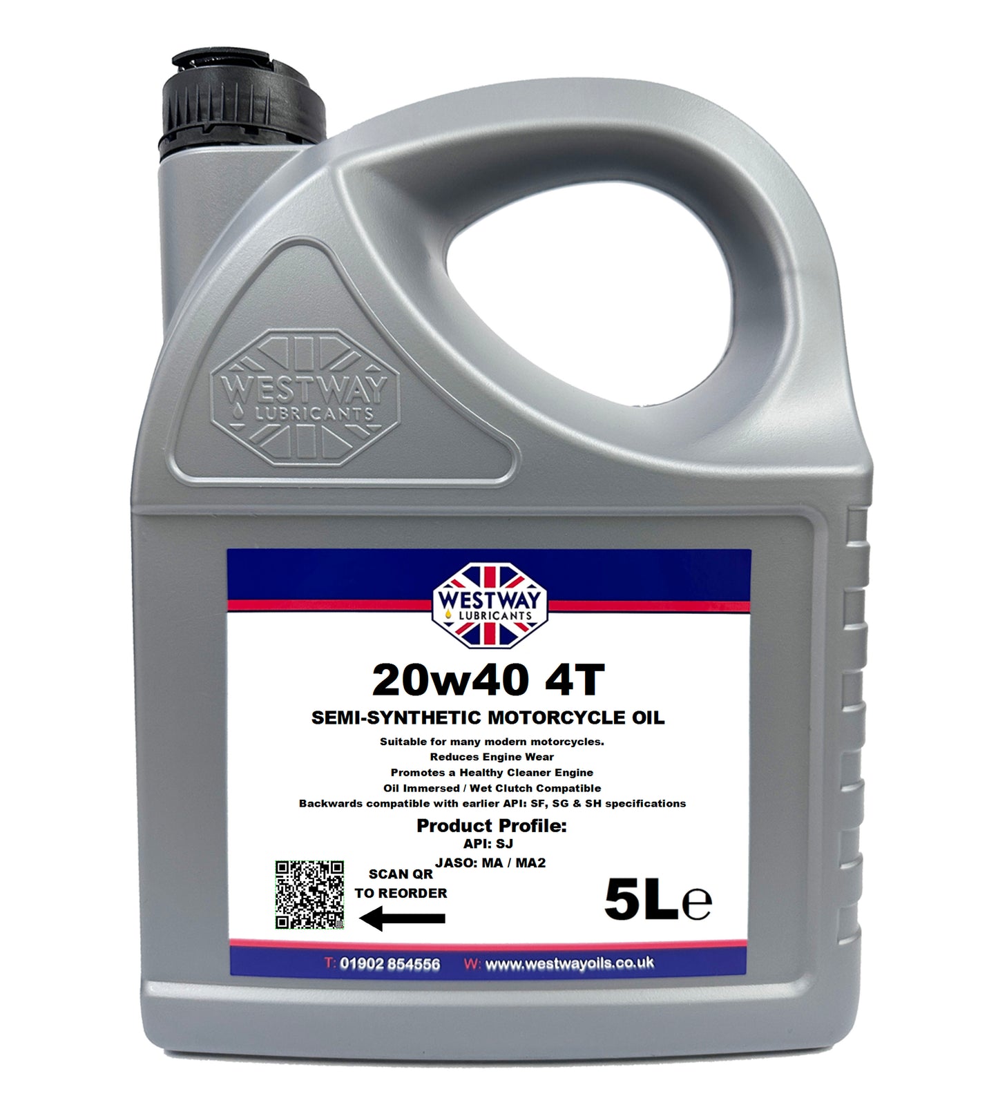 20w40 4T Semi-Synthetic Motorcycle Oil
