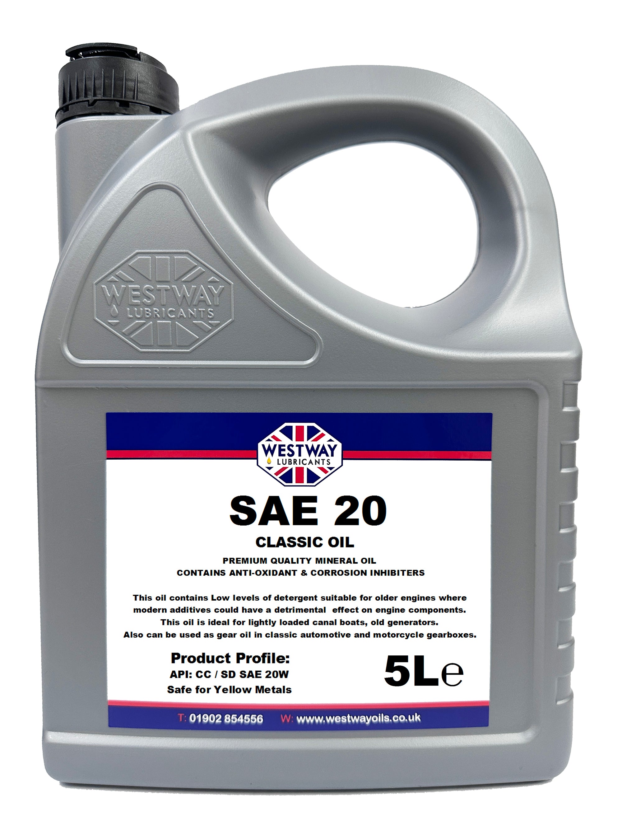 Api Kit Mineral Oil SAE 20 Mineral Classic Motor Oil Low Detergent API CC/SD – Westway Oils