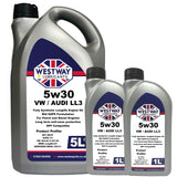 5w30 Fully Synthetic VW 504 / 507 C3 Mid SAPS Engine Oil