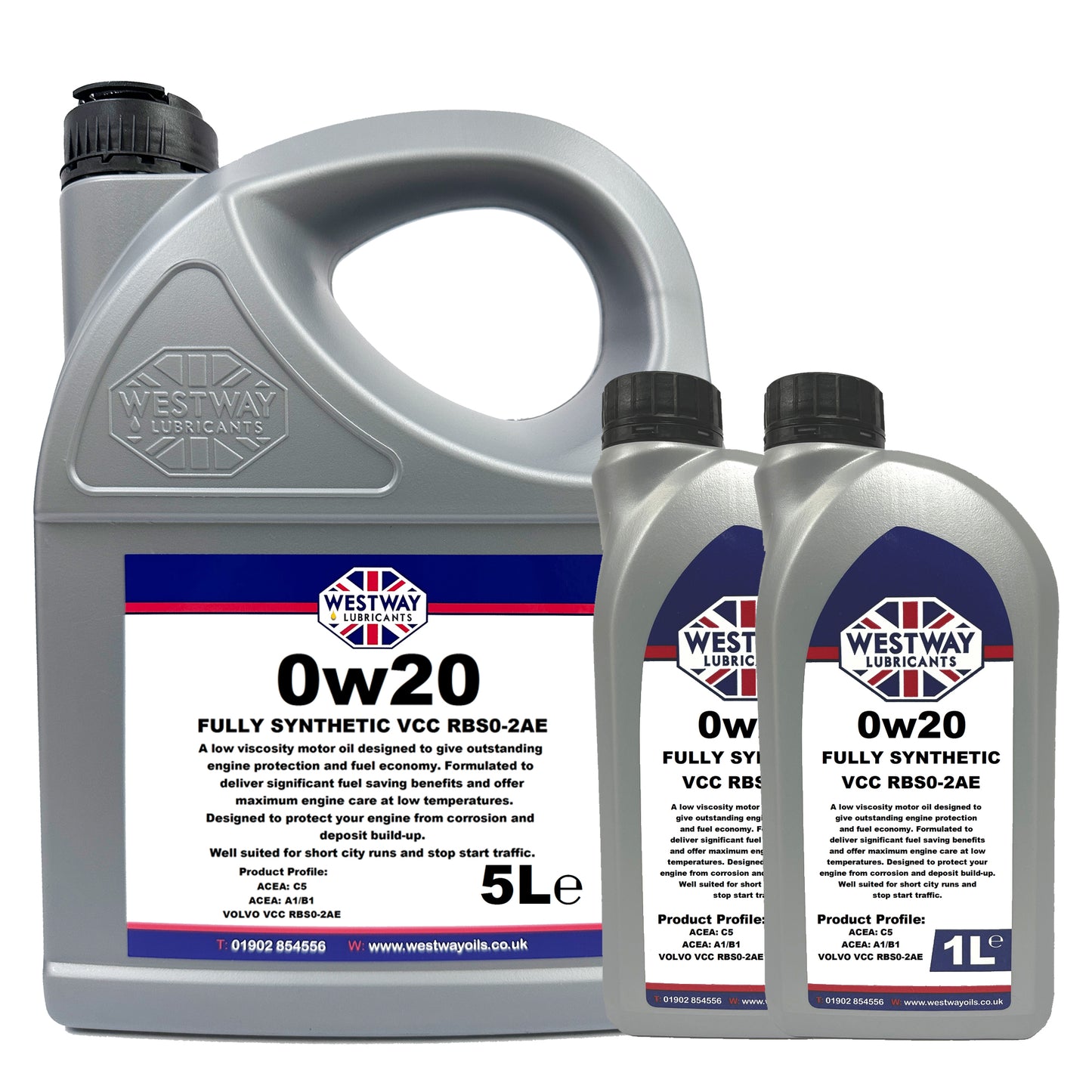0W20 VCC RBS0-2AE Volvo Spec Synthetic Engine Oil 0w/20