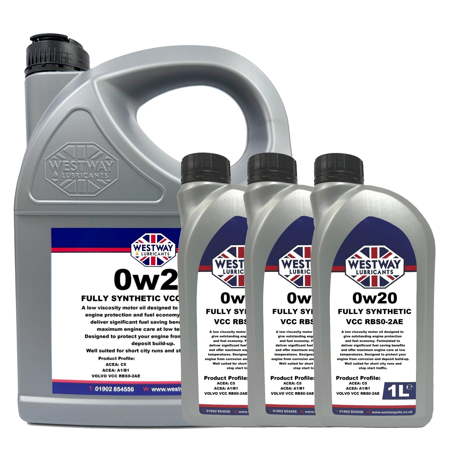 0W20 VCC RBS0-2AE Volvo Spec Synthetic Engine Oil 0w/20