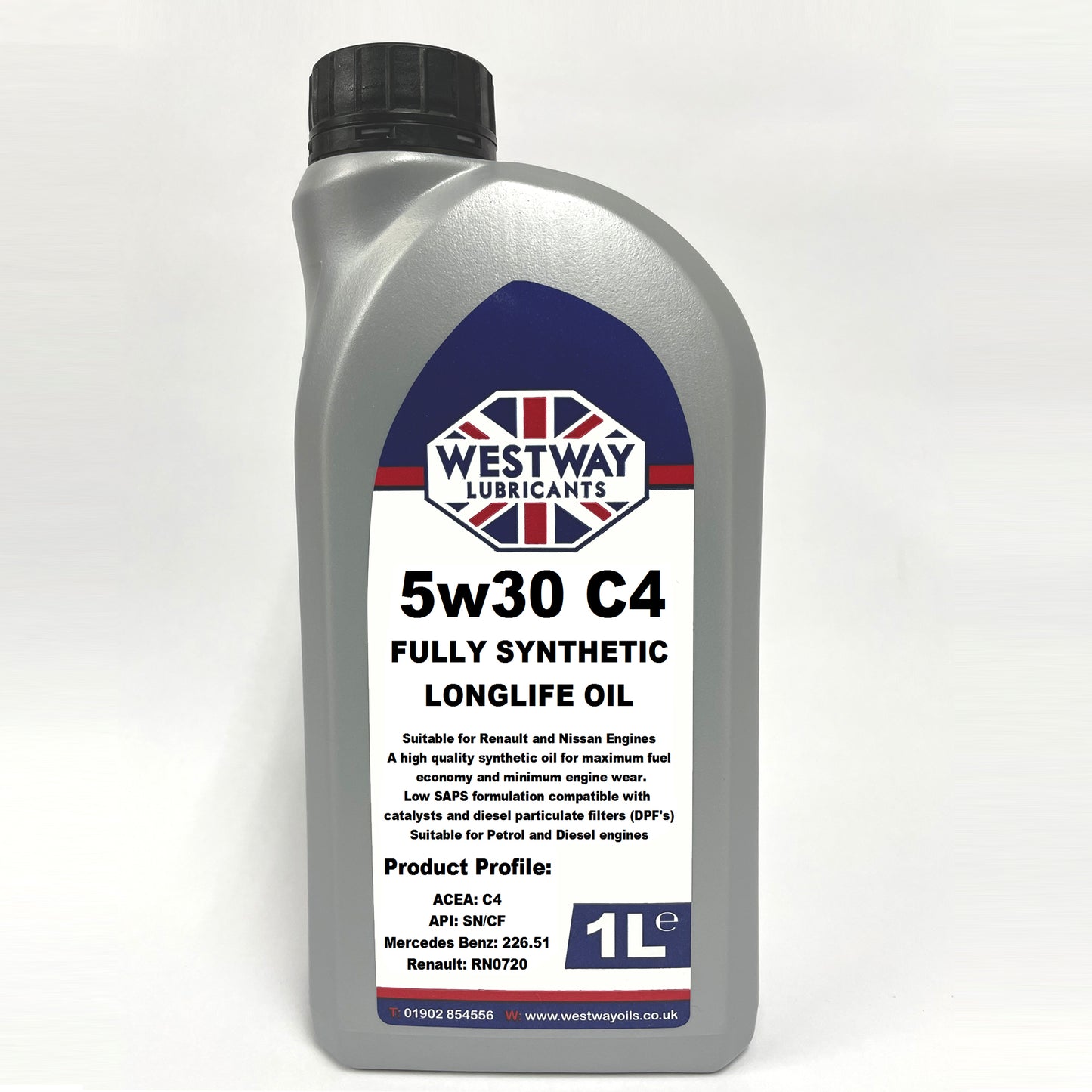 5w30 C4 Fully Synthetic Engine Oil Renault Nissan Spec