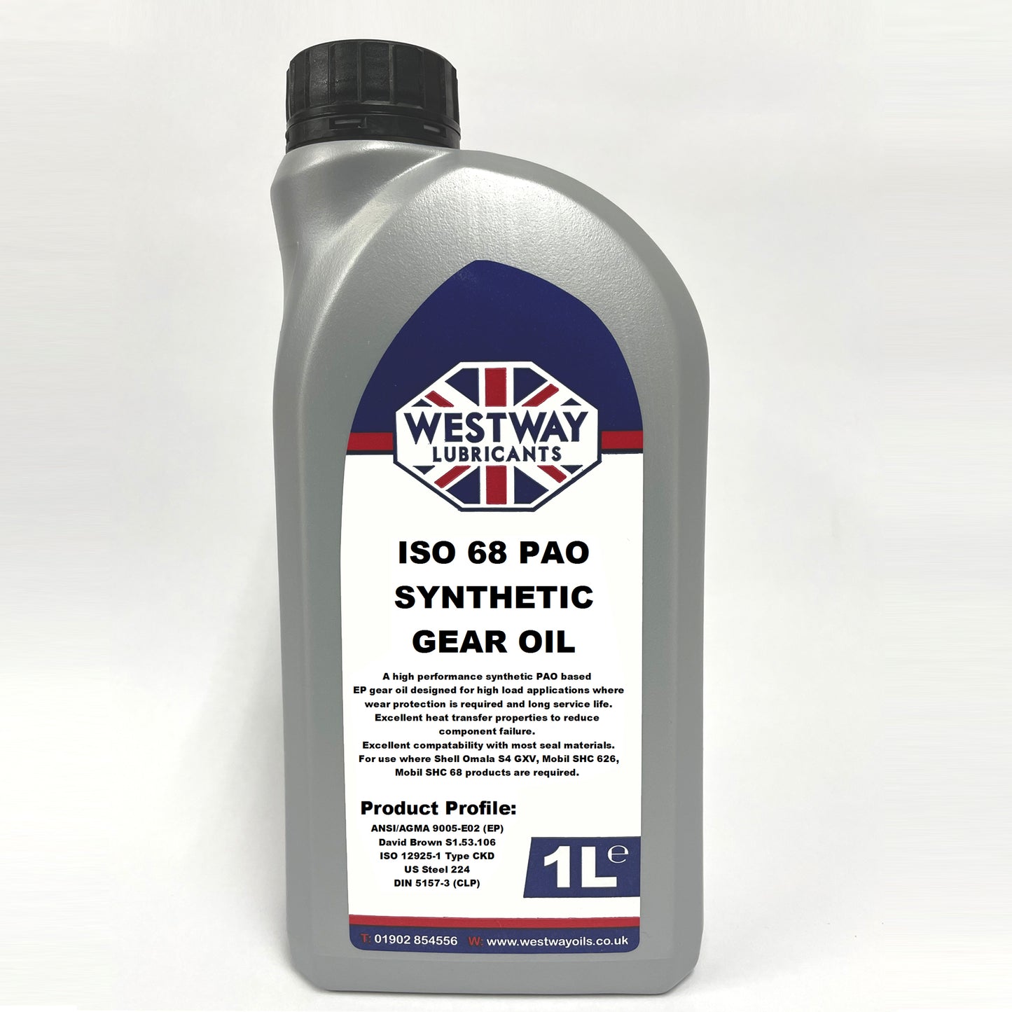 Synthetic Industrial Gear Oil 68 PAO