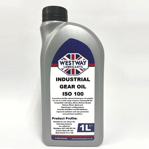 Industrial Gear Oil 100 Mineral Yellow Metal Safe