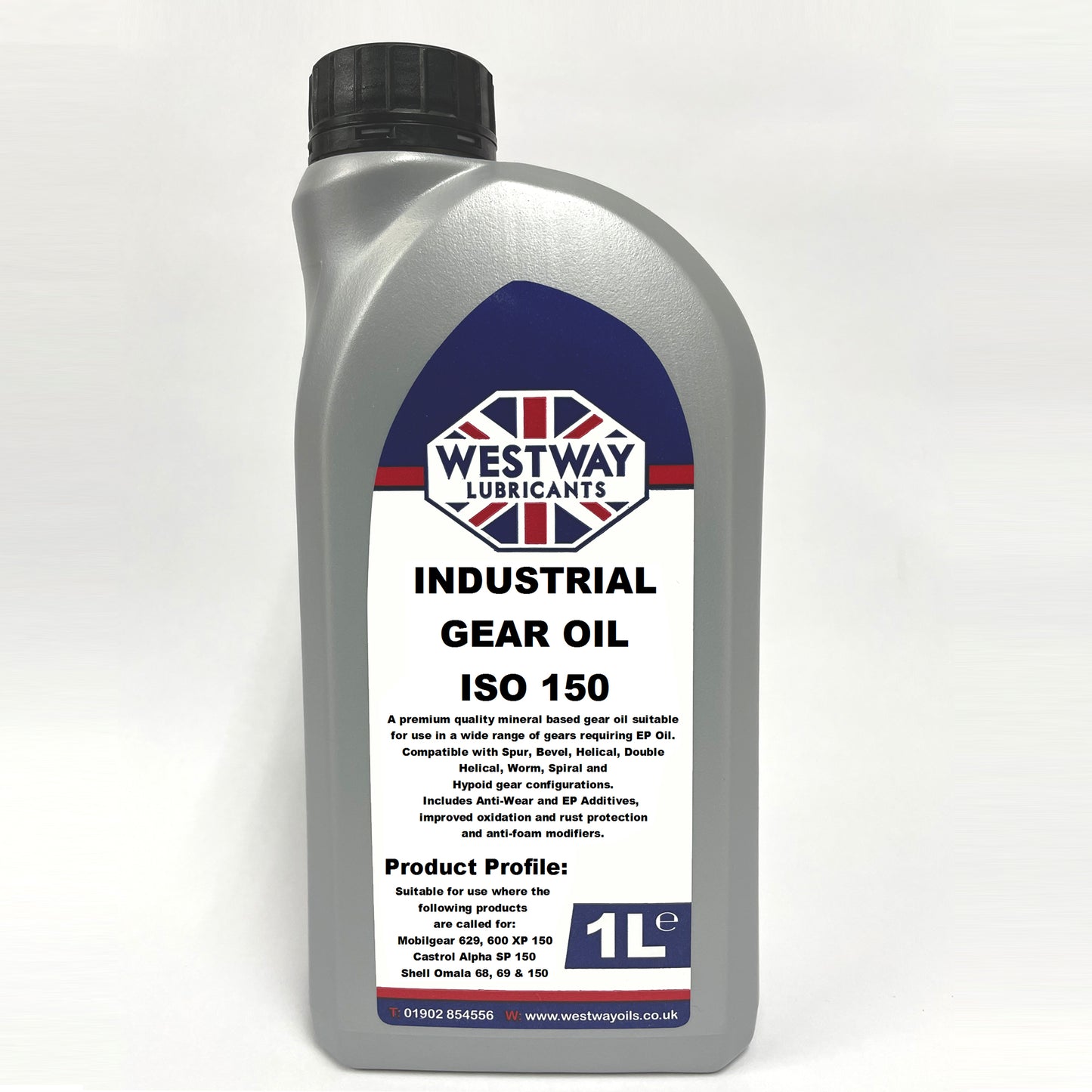 Industrial Gear Oil 150 Mineral Yellow Metal Safe