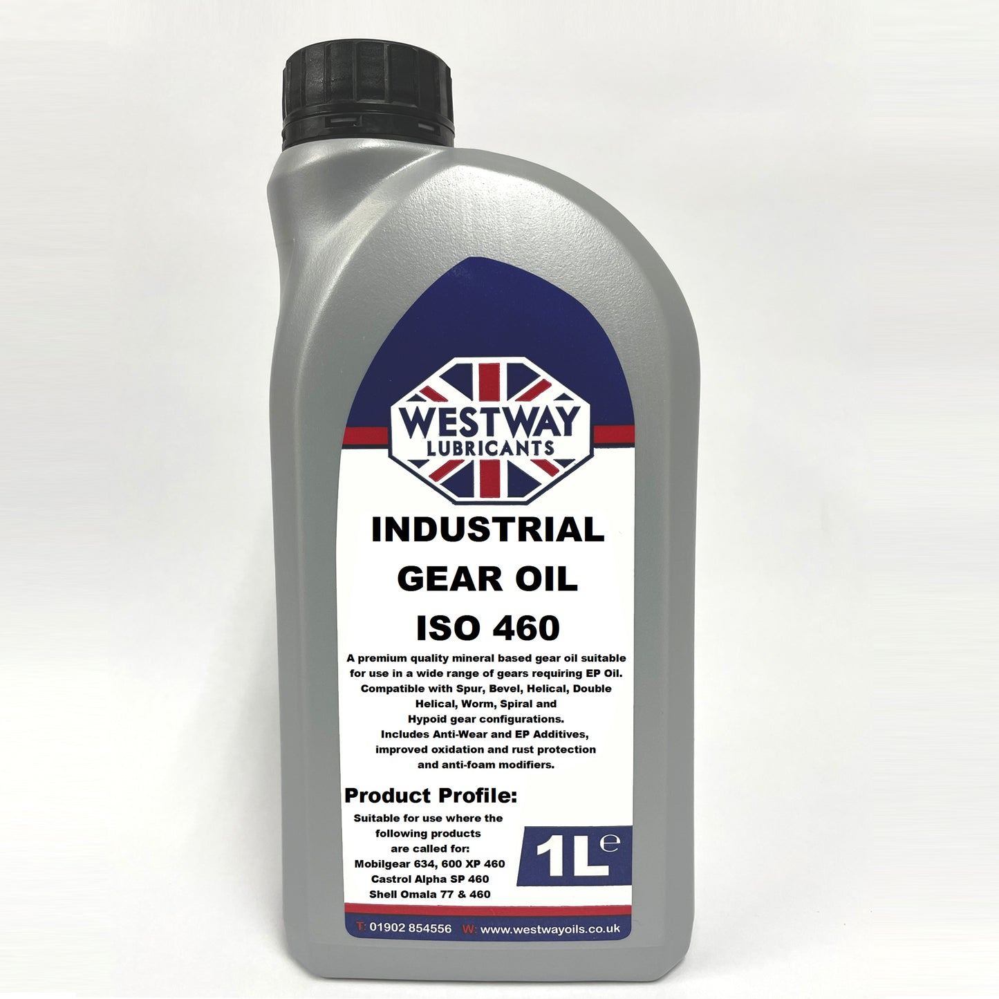 Industrial Gear Oil 460 Mineral Yellow Metal Safe