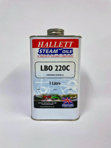 Compounded Bearing Oil 220C - Hallett Steam Oils - STO003