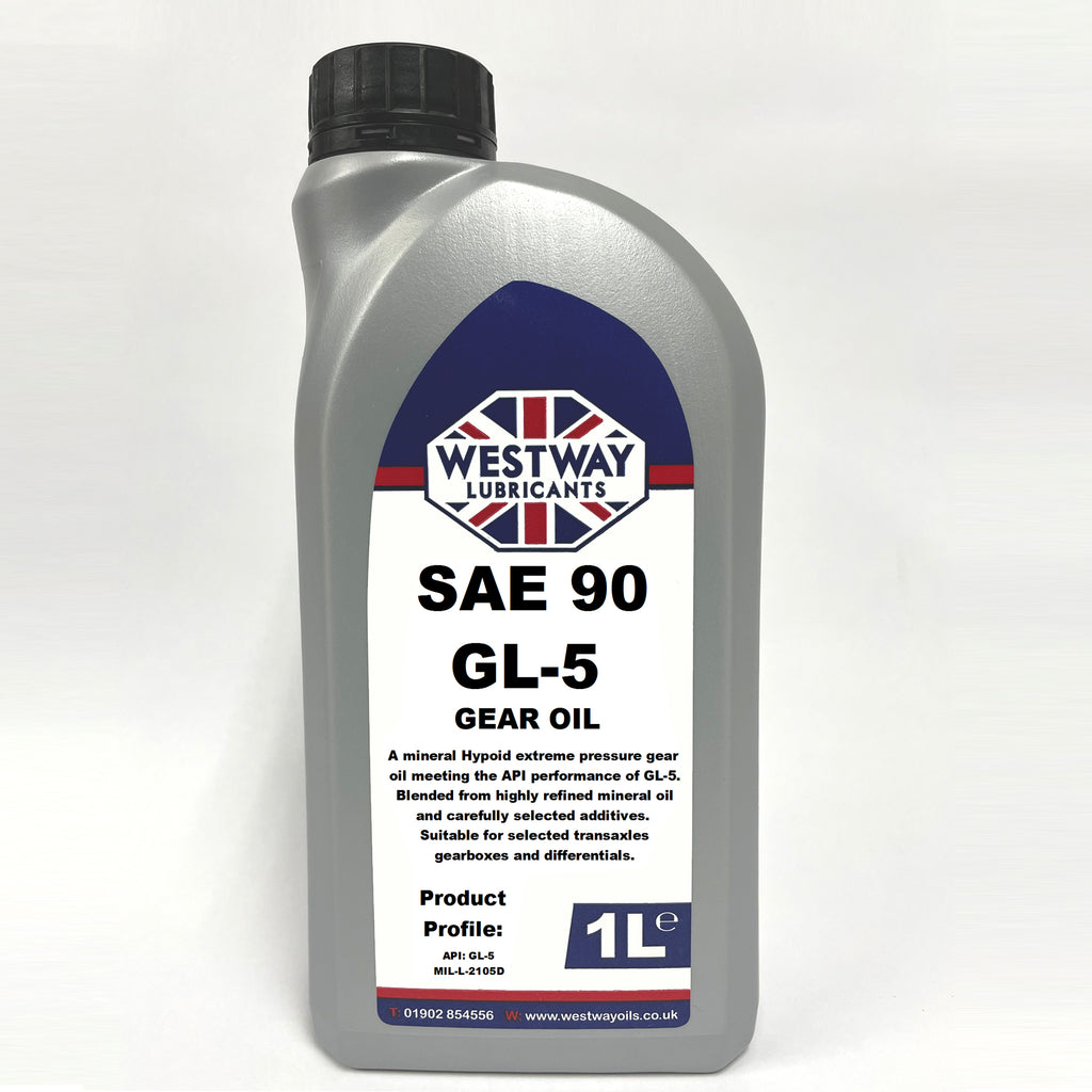 SAE 90 Hypoid Gear Oil GL-5 Mineral Oil – Westway Oils